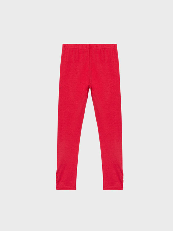 Picture of ND10287 GIRLS RED COTTON LEGGINGS 4-14 YEARS